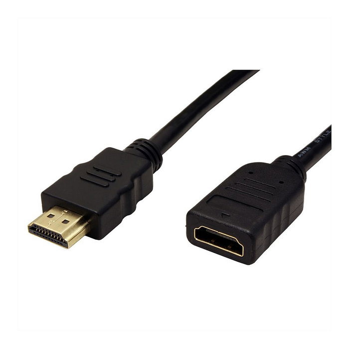 VALUE Cable HDMI 2 m High Speed con Ethernet Negro 11.99.5575 Extensión ST-BU, HDMI A Macho Derecho
