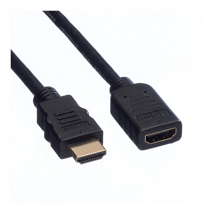 VALUE Cable HDMI 2 m High Speed con Ethernet Negro 11.99.5575 Extensión ST-BU, HDMI A Macho Derecho