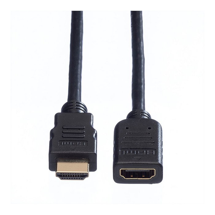VALUE Cable HDMI 2 m High Speed con Ethernet Negro 11.99.5575 Extensión ST-BU, HDMI A Macho Derecho