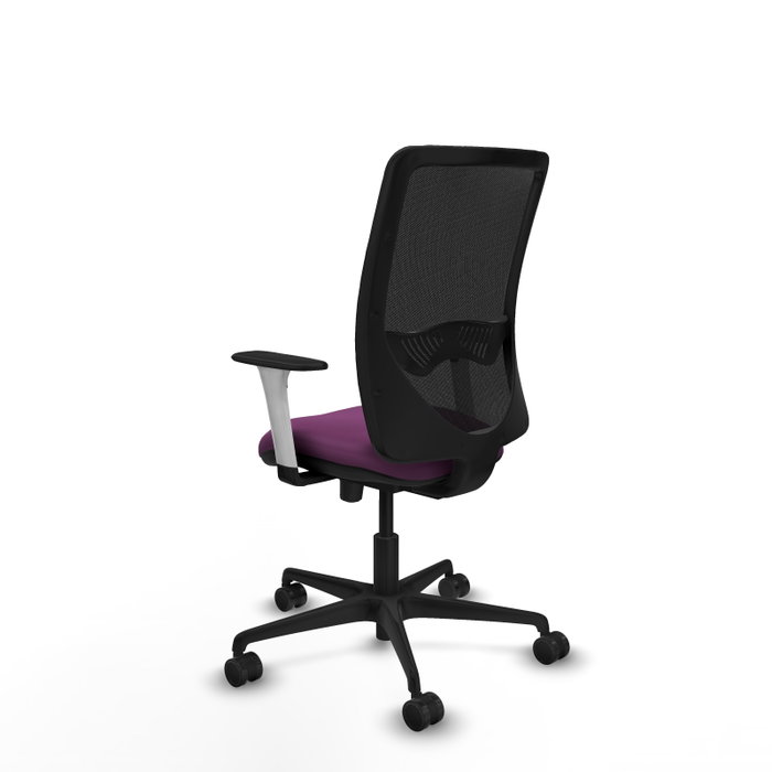 PIQUERAS Y CRESPO Silla de oficina Zulema Morado y Negro