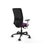 PIQUERAS Y CRESPO Silla de oficina Zulema Morado y Negro