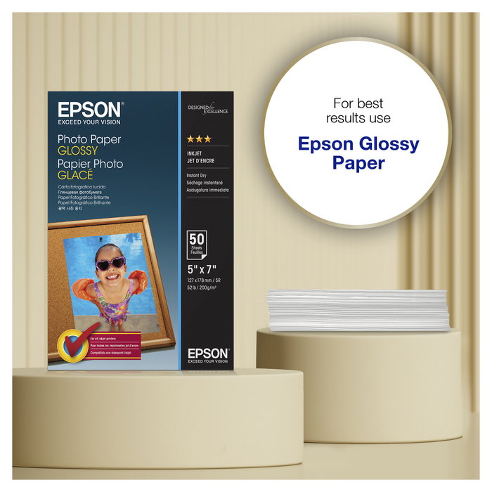 Epson Papel Photo Glossy 13x18cm 50 hojas 200 g/m² Epson Papel Photo Glossy 13x18cm 50 hojas 200 g/m²