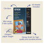 Epson Papel Photo Glossy 13x18cm 50 hojas 200 g/m²