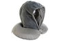 DKD Home Decor Cojín de Viaje con Capucha Gris Claro