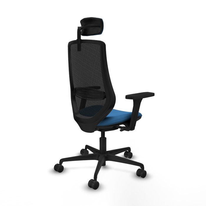 PIQUERAS Y CRESPO Silla de oficina Mardos Azul claro/Negro