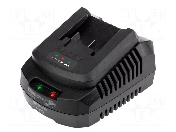 GRAPHITE Cargador de Baterías Energy+ 63W 18V Li-Ion GRAPHITE Cargador de Baterías Energy+ 63W 18V Li-Ion