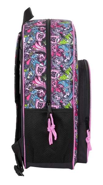 Mochila Escolar Monster High Drama Multicolor 33 x 42 x 14 cm