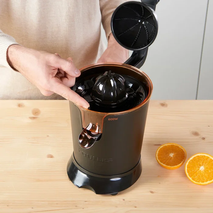 Taurus Easy Press 600 924257000 Licuadora centrífuga 600W Anti Goteo Capacidad 0.65L Negro y Marrón