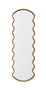 DKD Home Decor Espejo de Vestidor Irregular Hevea 51x163 cm Natural