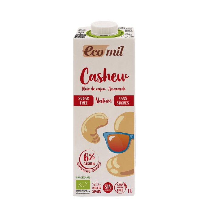 ECOMIL Bebida de Anacardos Nature Bio 1L