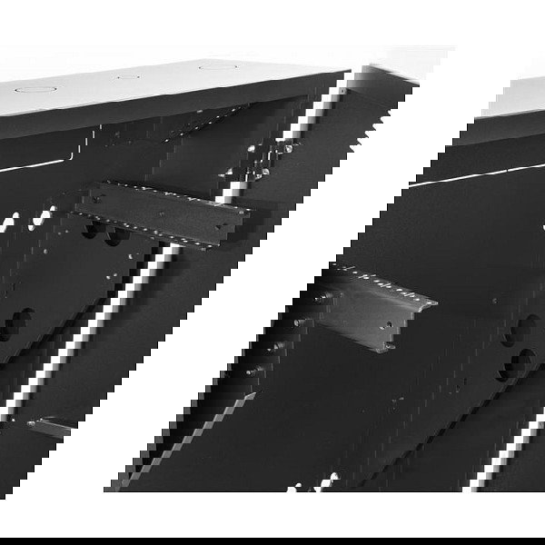 StarTech.com Armario Rack Vertical 6U de Pared para Servidores - 76 cm Profundidad, Acero, Negro, Carga 90 kg, Gestión de Cables