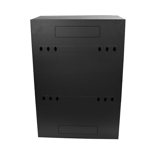 StarTech.com Armario Rack Vertical 6U de Pared para Servidores - 76 cm Profundidad, Acero, Negro, Carga 90 kg, Gestión de Cables