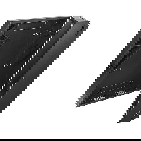 StarTech.com Armario Rack Vertical 6U de Pared para Servidores - 76 cm Profundidad, Acero, Negro, Carga 90 kg, Gestión de Cables