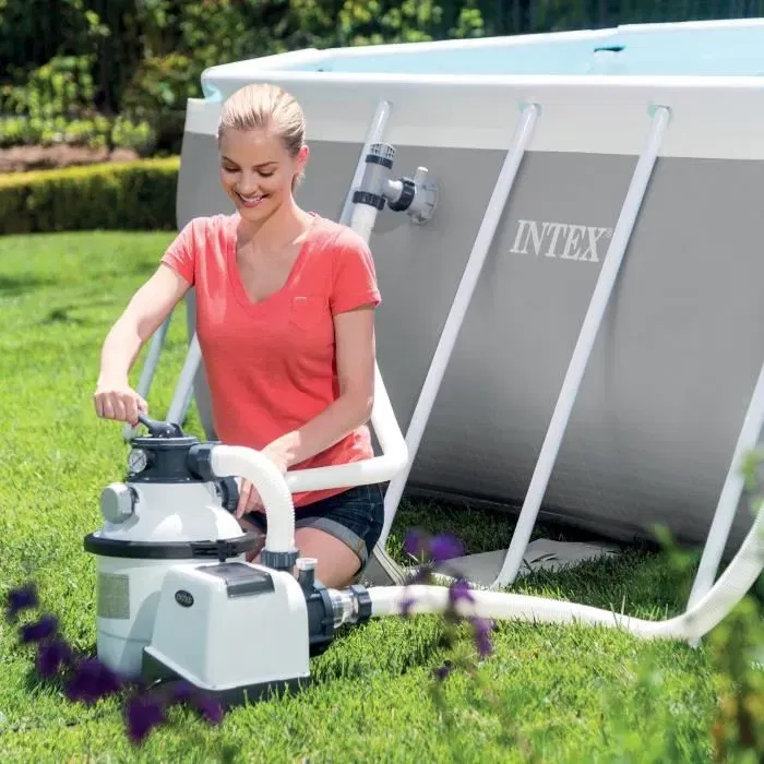 Intex Filtro de Arena para Piscina 8 m³/h - Hasta 56 m³ Intex Filtro de Arena para Piscina 8 m³/h - Hasta 56 m³