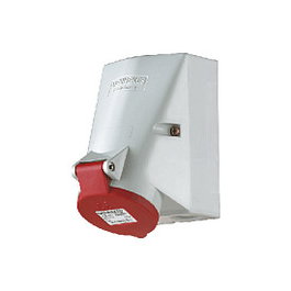 Mennekes 16A 5P 6H 400V Wanddose 419 TwinCONTACT IP44