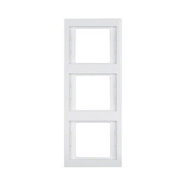 BERKER Marco 1333 70 09 para 3 módulos, vertical, blanco polar