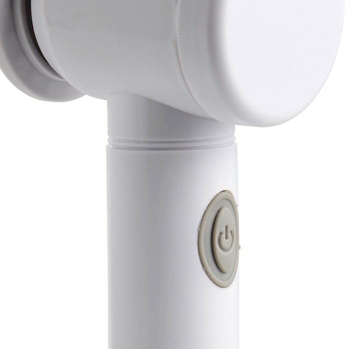 Day Cepillo Limpieza Electrónico, 3 Cabezales Intercambiables, Ideal Casa o Coche, Batería Recargable USB