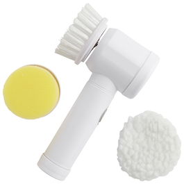 Day Cepillo Limpieza Electrónico, 3 Cabezales Intercambiables, Ideal Casa o Coche, Batería Recargable USB