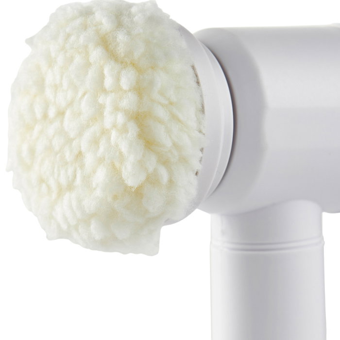 Day Cepillo Limpieza Electrónico, 3 Cabezales Intercambiables, Ideal Casa o Coche, Batería Recargable USB