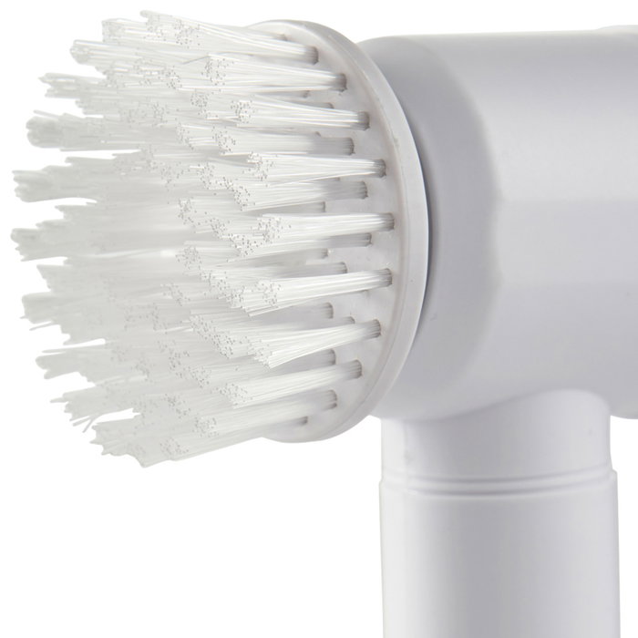 Day Cepillo Limpieza Electrónico, 3 Cabezales Intercambiables, Ideal Casa o Coche, Batería Recargable USB