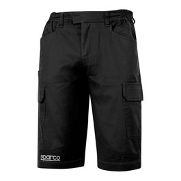 Sparco Pantalón bermuda cargo negro talla XXL