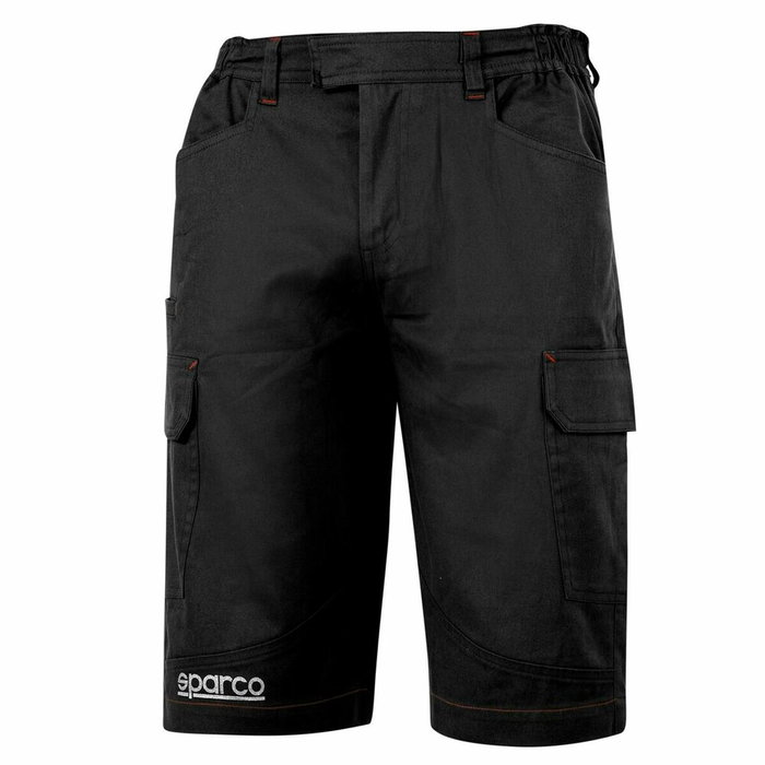 Sparco Pantalón bermuda cargo negro talla XXL