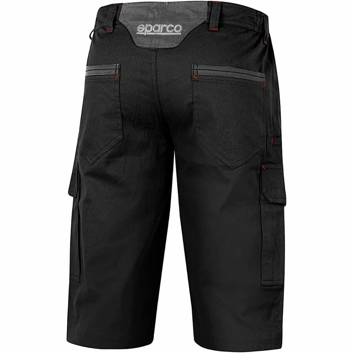 Sparco Pantalón bermuda cargo negro talla XXL
