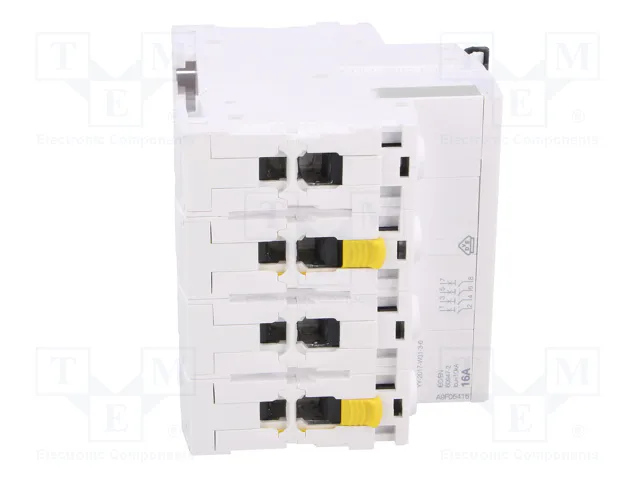 SCHNEIDER ELECTRIC Interruptor magnetotérmico iC60N 4 polos 16A Curva D
