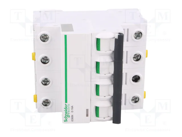 SCHNEIDER ELECTRIC Interruptor magnetotérmico iC60N 4 polos 16A Curva D