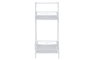 DKD Home Decor Camarera de Hierro con Hojas Blanco