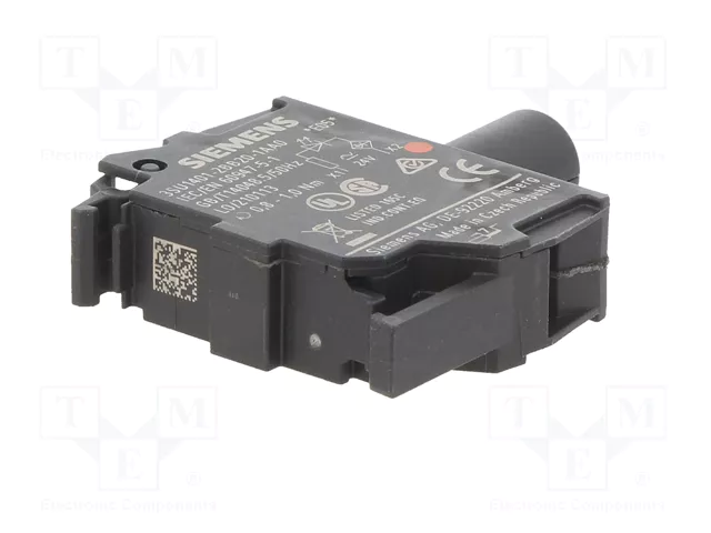 SIEMENS Elemento iluminador LED rojo 22mm SIRIUS ACT SIEMENS Elemento iluminador LED rojo 22mm SIRIUS ACT