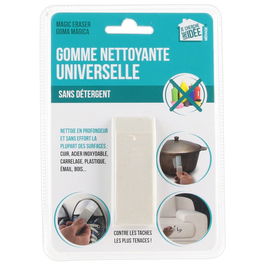 Je cherche une Idee Goma Mágica Antirayaduras Limpieza Universal Borra Suciedad Paredes Superficies 12 Unidades