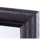 GIFTDECOR Espejo de pared con marco de madera Negro 65 x 85 cm
