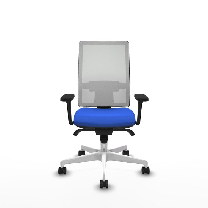 PIQUERAS Y CRESPO Silla de oficina Horna con Mecanismo Sincro, Azul y Blanco PIQUERAS Y CRESPO Silla de oficina Horna con Mecanismo Sincro, Azul y Blanco