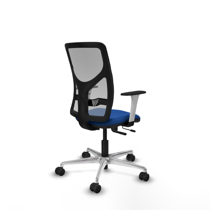 PIQUERAS Y CRESPO Silla de oficina Motilla Azul y Gris