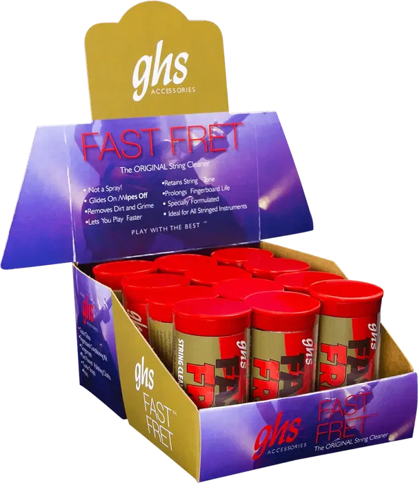 GHS Fast Fret Limpiador De Cuerdas - Pack 12