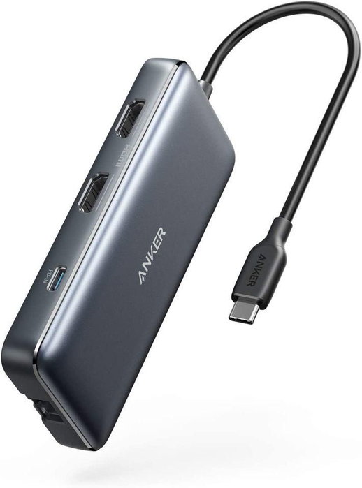 Anker 553 PowerExpand USB-C Hub (8-in-1) 100W Negro Anker 553 PowerExpand USB-C Hub (8-in-1) 100W Negro
