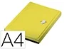 Leitz 46240015 Carpeta Polipropileno Acordeón 5 Posiciones, Bolsillo Frontal, Broche Giratorio, Formato A4, Amarillo