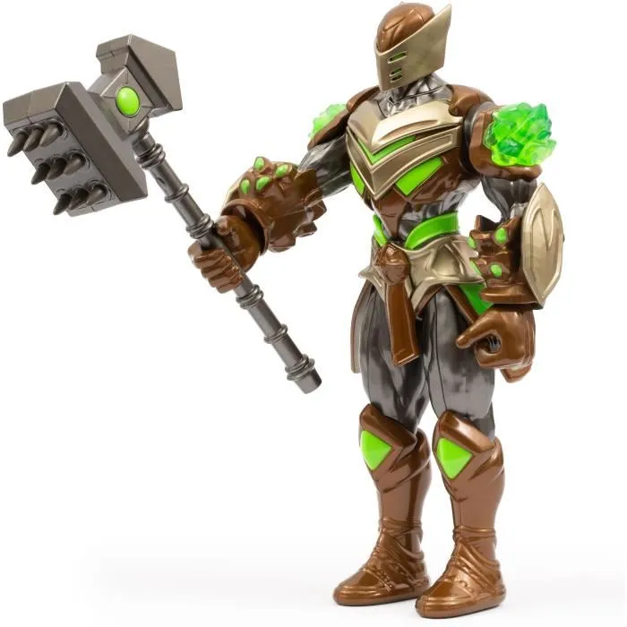 Gormiti Figura Articulada Gormiti con Arma Modelo Tierra GRV061 - 27 cm - A Partir de 4 Años