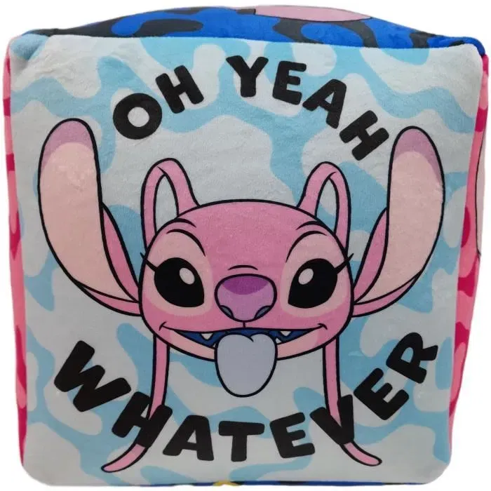 Stitch Cojín Cubo Lilo & STITCH Microfibra 25 x 25 x 25 cm STI3700891702379