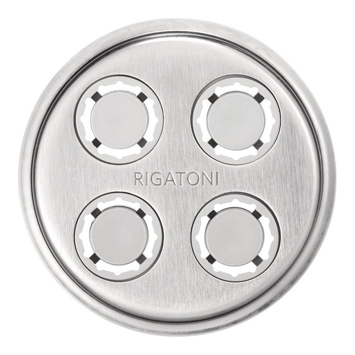 KitchenAid Gourmet Pasta Press KSM150 K45 K90 - Röhrennudelvorsatz (Accesorio para Pasta) en Acero Inoxidable y Plástico, Color Gris