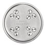 KitchenAid Gourmet Pasta Press KSM150 K45 K90 - Röhrennudelvorsatz (Accesorio para Pasta) en Acero Inoxidable y Plástico, Color Gris