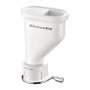 KitchenAid Gourmet Pasta Press KSM150 K45 K90 - Röhrennudelvorsatz (Accesorio para Pasta) en Acero Inoxidable y Plástico, Color Gris