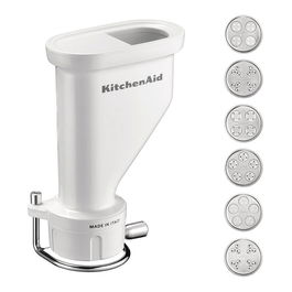 KitchenAid Accesorio Pasta Press KSM150 para Batidoras de Repostería, Metal y Plástico, Gris
