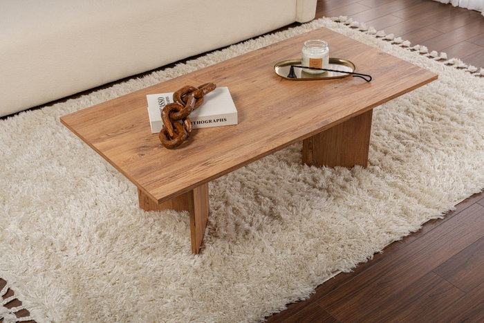 Nordure Mesa de Café Atlantic Pine Tablero de Partículas Recubierto de Melamina 18mm Nordure Mesa de Café Atlantic Pine Tablero de Partículas Recubierto de Melamina 18mm