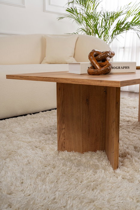 Nordure Mesa de Café Atlantic Pine Tablero de Partículas Recubierto de Melamina 18mm Nordure Mesa de Café Atlantic Pine Tablero de Partículas Recubierto de Melamina 18mm