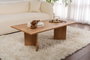 Nordure Mesa de Café Atlantic Pine Tablero de Partículas Recubierto de Melamina 18mm