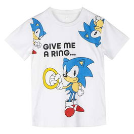 Camiseta Corta Single Jersey Sonic Blanco