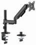 Gembird MA-DA1P-02 Brazo de Montaje para Monitor de 17 a 32 Pulgadas, Negro