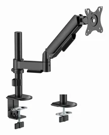 Gembird MA-DA1P-02 Brazo de montaje de pantalla de escritorio ajustable 17”-32”, negro